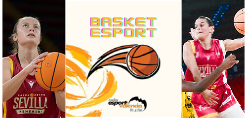 Basket Esport Entrevista Sabine del Pino y Pauline 07 de Noviembre 2024 con Abel Aguado en Radio Esport Valencia 91.4 FM